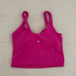 Lulu lemon align tank size 4 hot pink